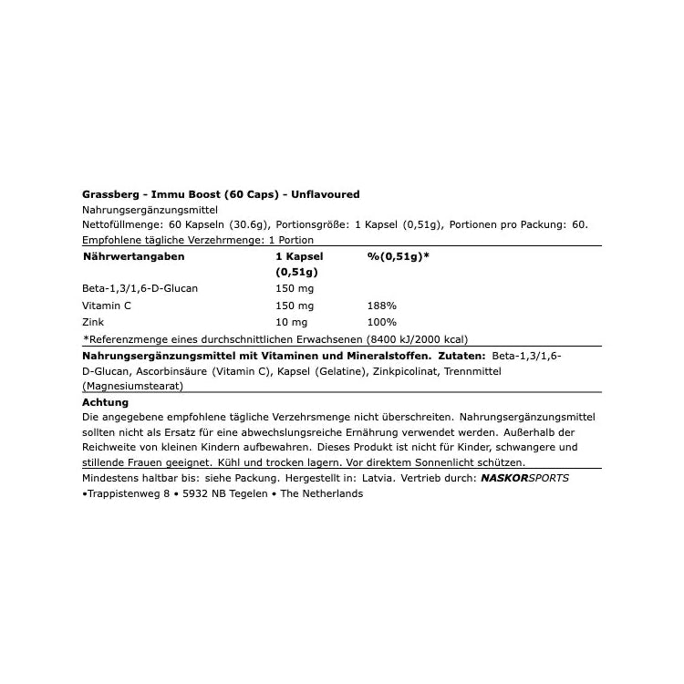 GRASSBERG - IMMU BOOST