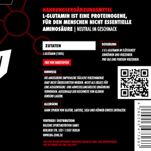 Big Zone - L - Glutamin