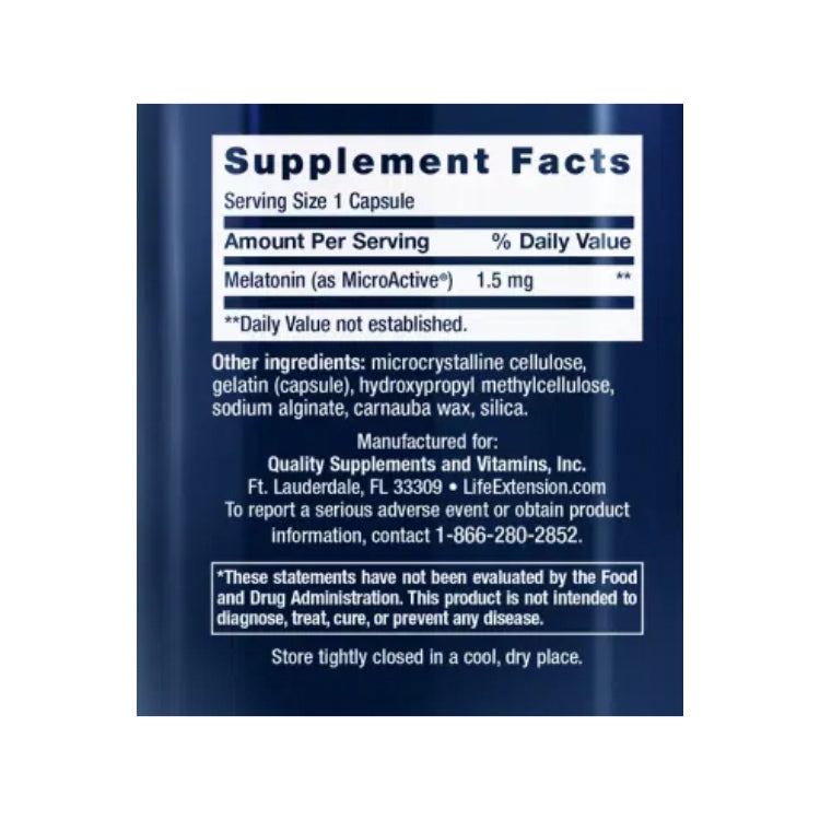 LIFE EXTENSION - MELATONIN IR/XR