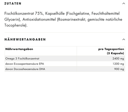 PERROULAZ NUTRITION - OMEGA 3 FISCH ÖL EPAX®