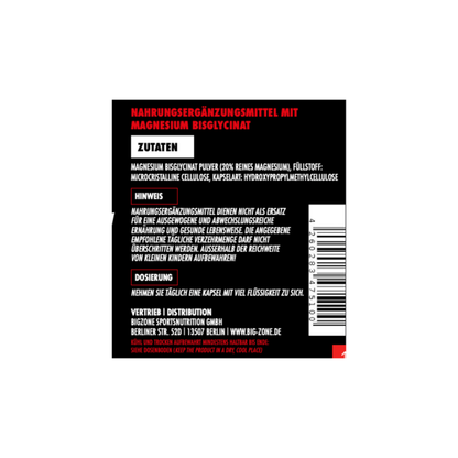 Big Zone - Magnesium Bisglycinat